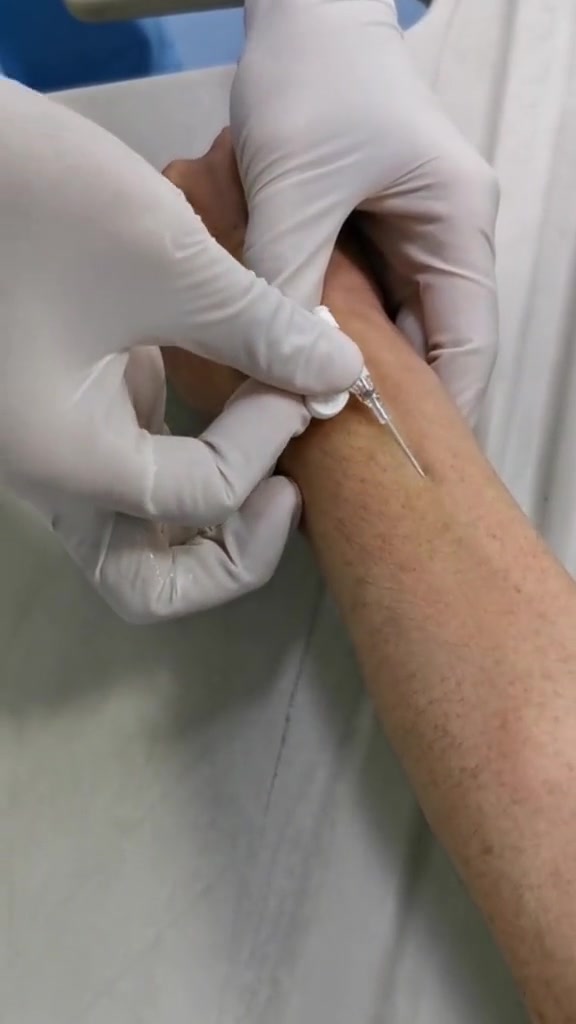 单手留置针教程视频