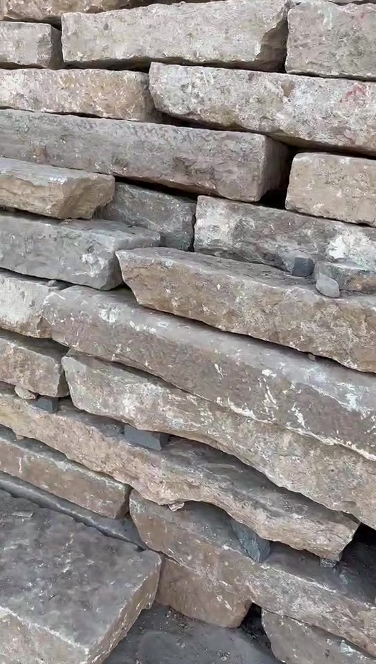 乡村包浆老石板铺地石 青石老石条 花岗岩条石厂家