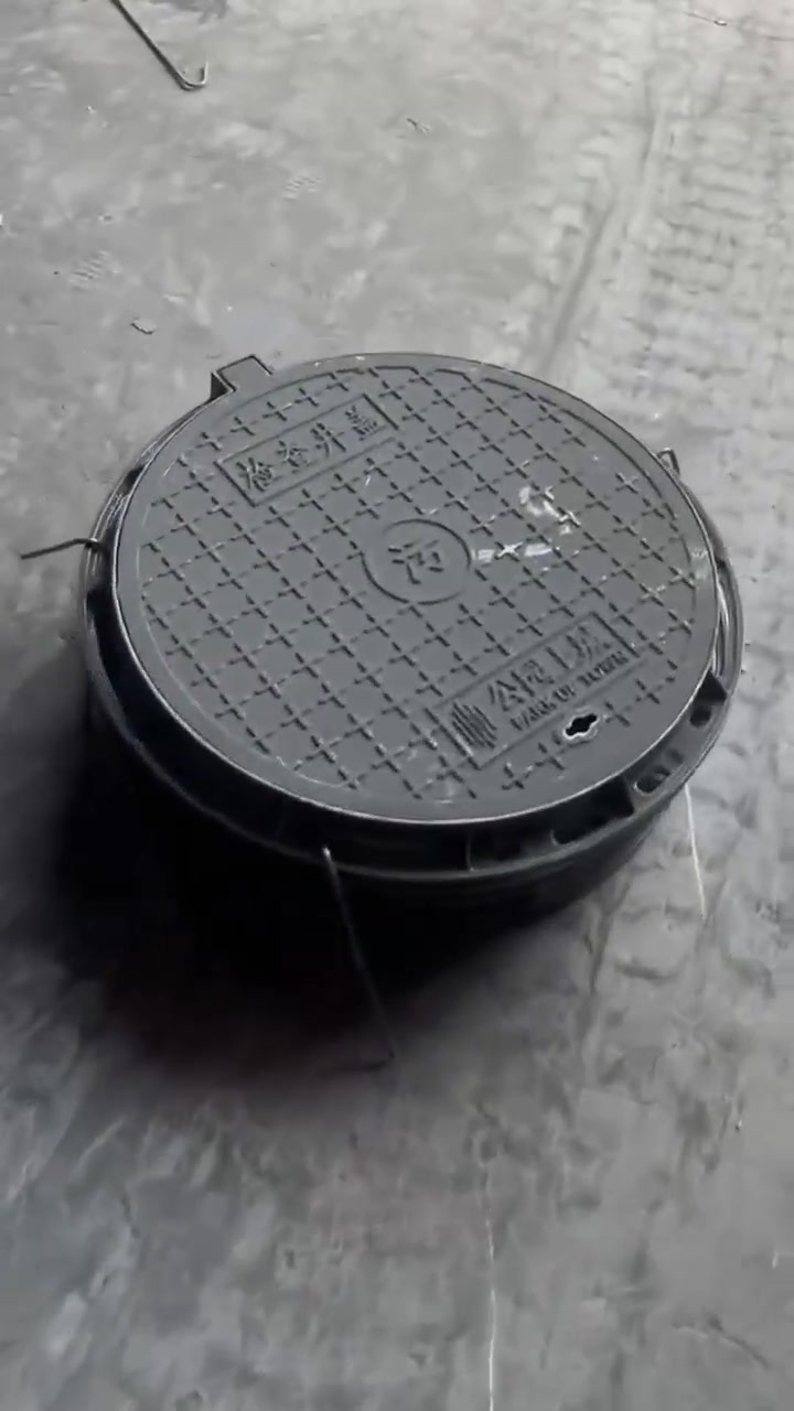 客户定制的圆形检查 消防井盖装车发货