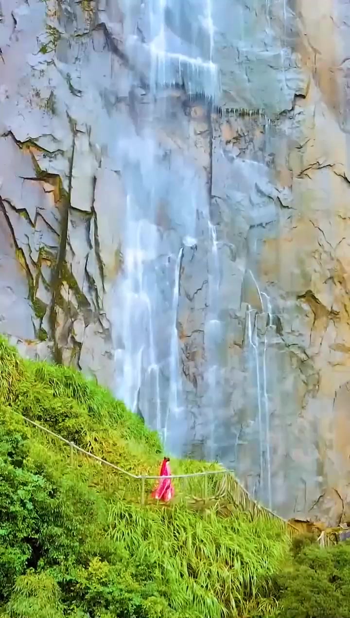 端午旅行,福建泉州德化石牛山景区,岱仙瀑布飞泻直下184米