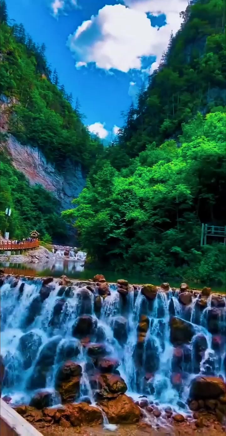 夏日旅游,陇上江南,官鹅沟风景如画,旅游推荐