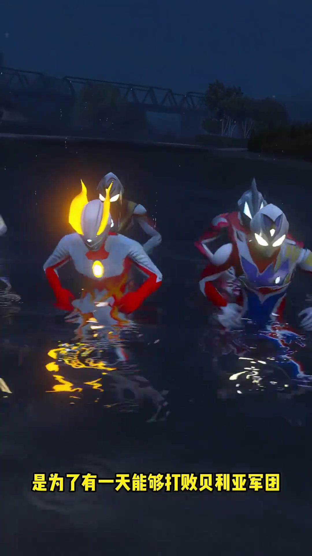 奥特曼苦练奥特拳法