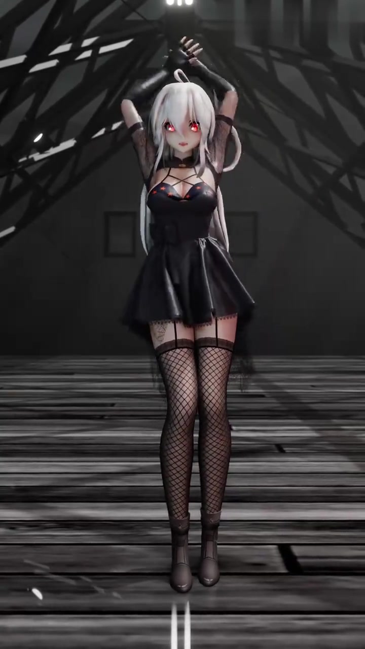 「竖屏/弱音mmd/布料解算」小恶魔