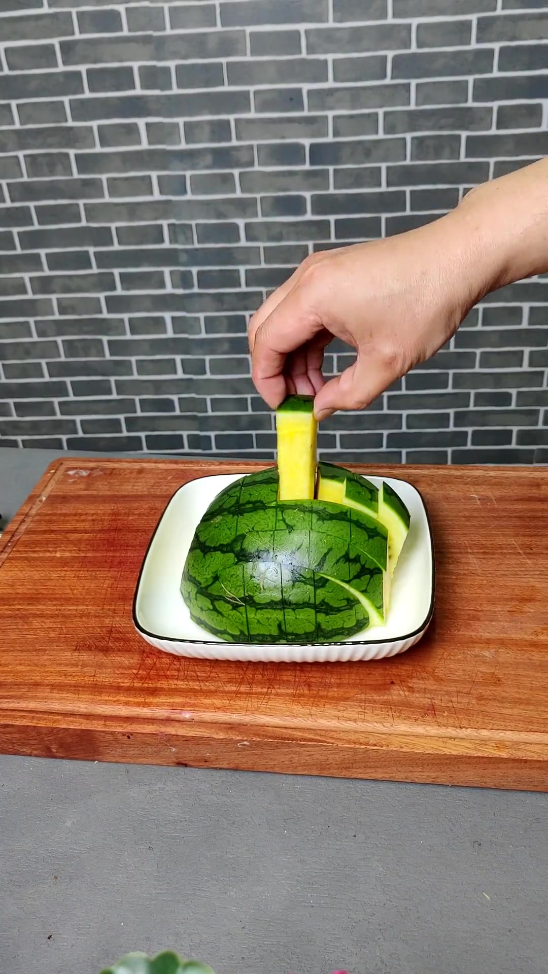 西瓜切法教程来了