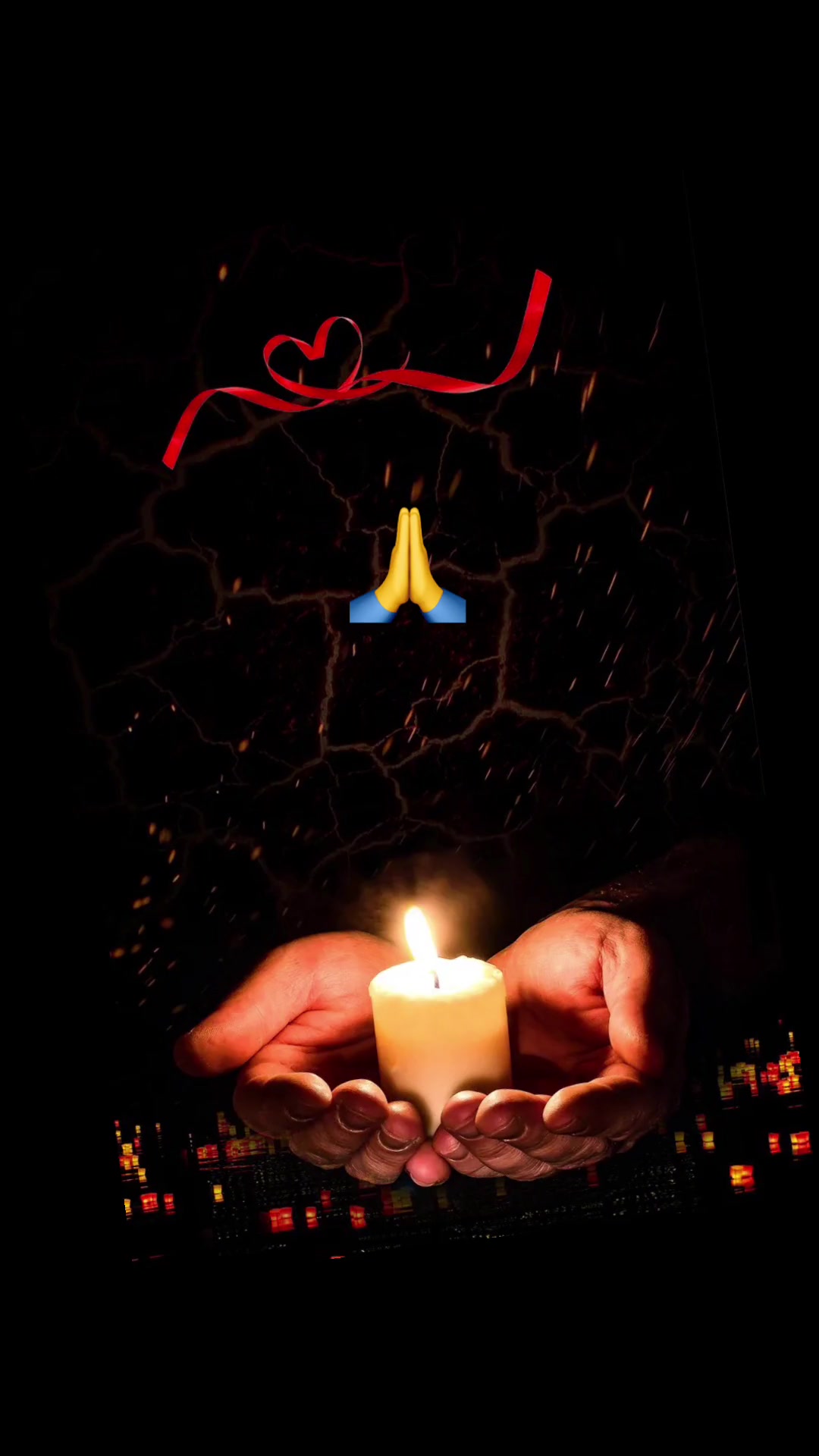 让我们一起祈祷平安!相信奇迹发生