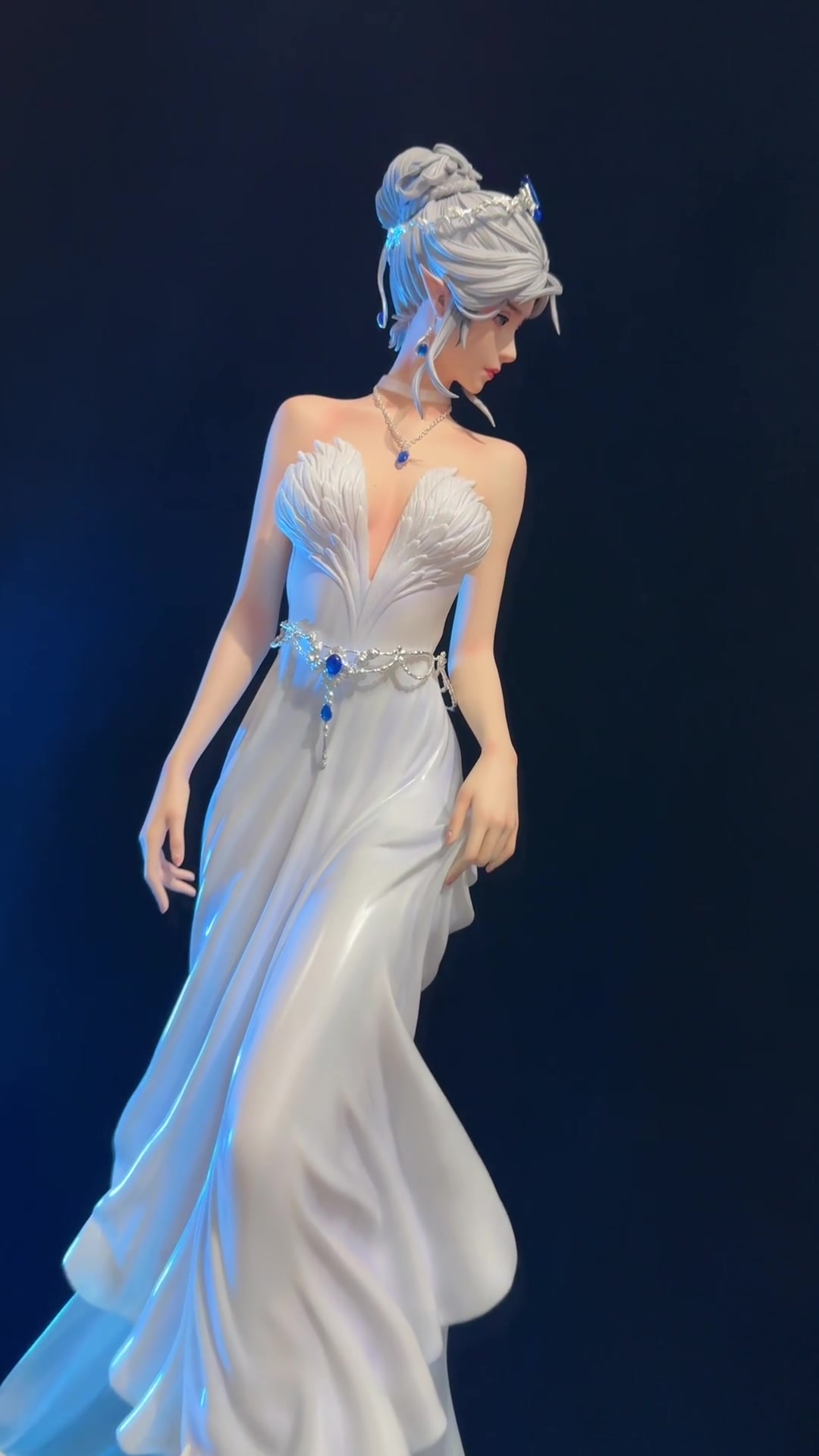 鬼刀系列首款海琴烟限量手办雕像,鬼刀回眸