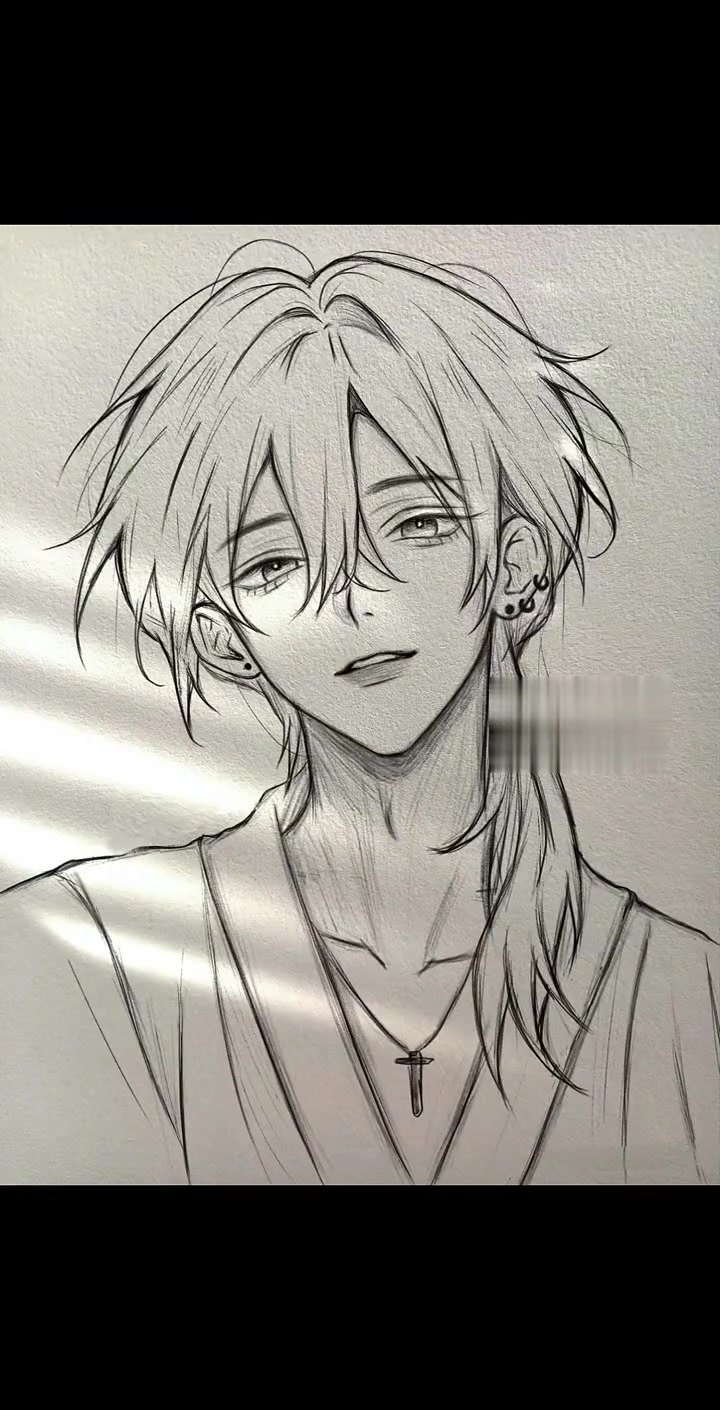 5步画出氛围感帅哥!手残党也能学会的漫画人物教程