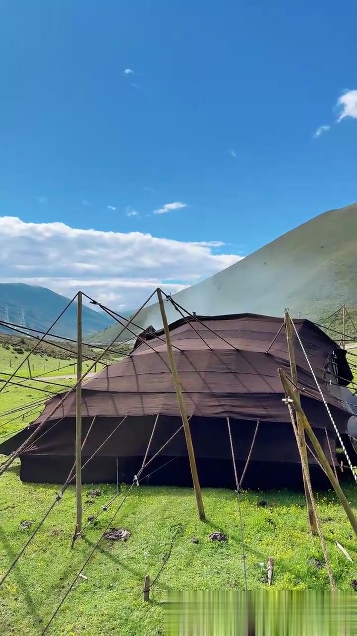 一个视频讲懂黑帐篷~ 藏族人的帐篷是怎么做成的?