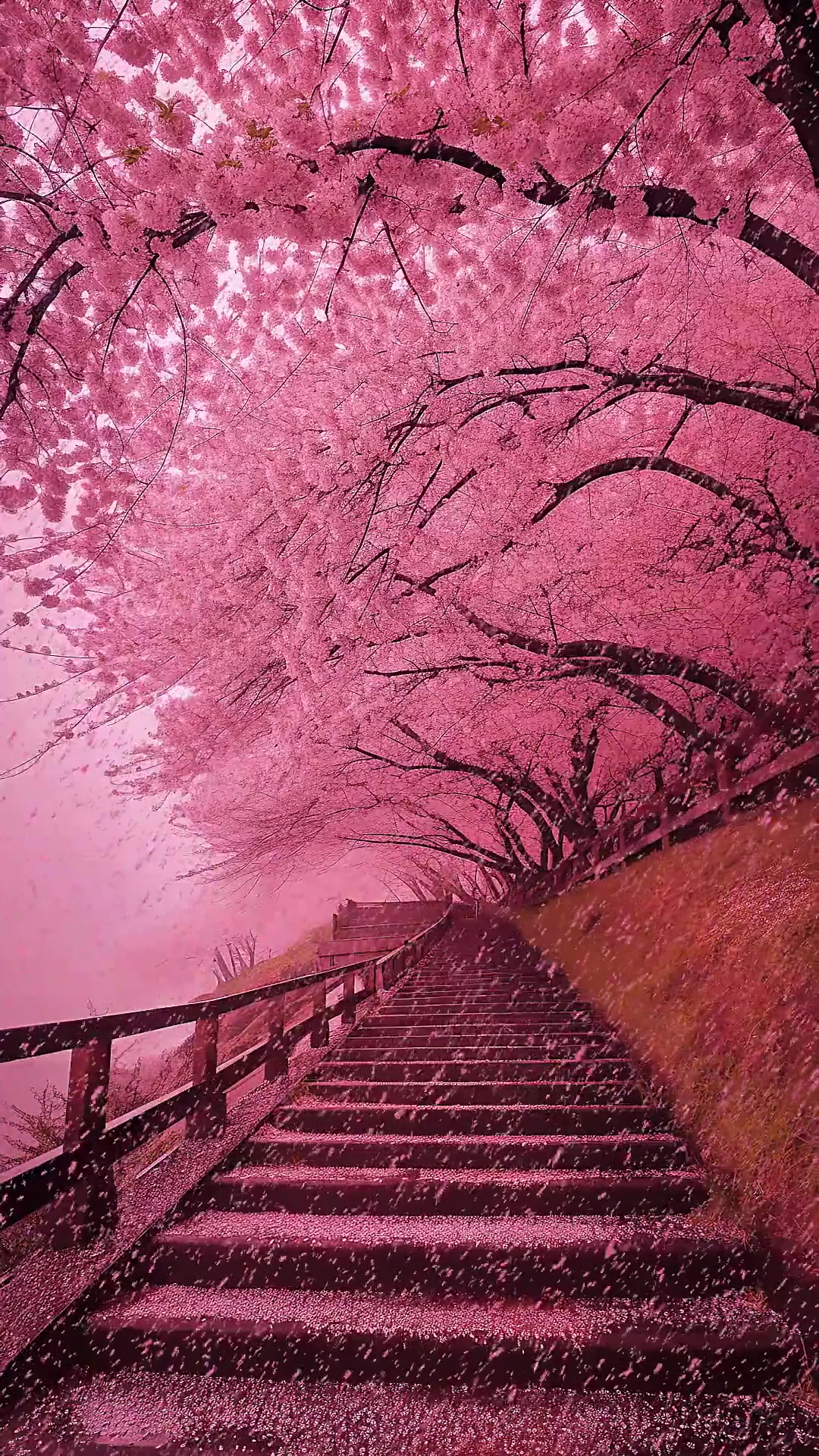 夏日旅行,这么浪漫的樱花雨,我第一个想到的就是分享给你,旅