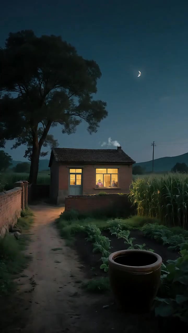 有多少人,渴望这样一个宁静祥和的乡村夜晚?