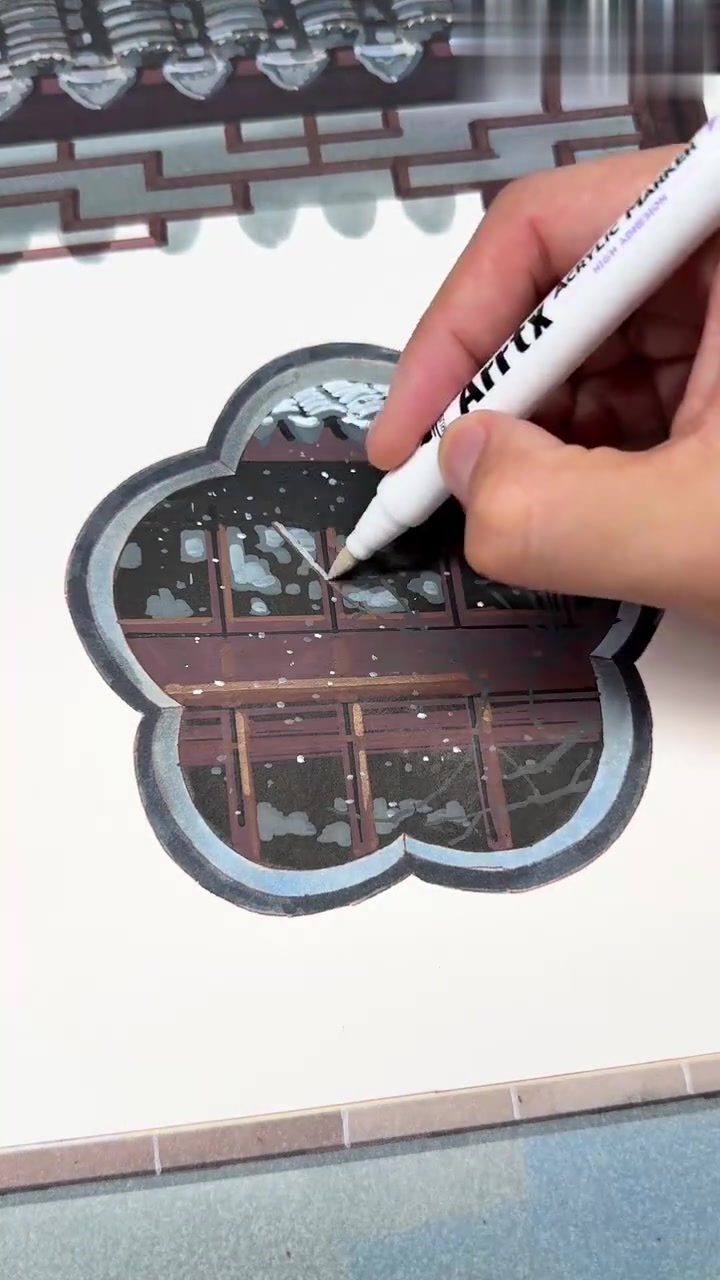 姑苏四季画窗,一窗一景,复刻只需一笔