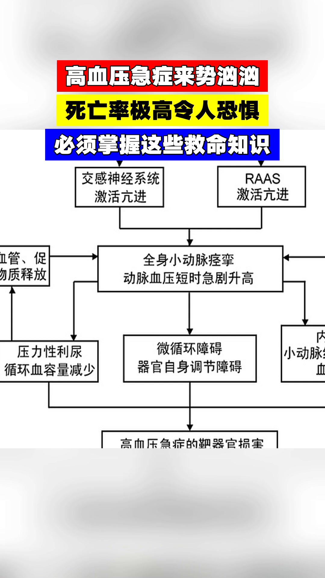 高血压急症来势汹汹,死亡率极高令人恐惧,必须掌握这些救命知识