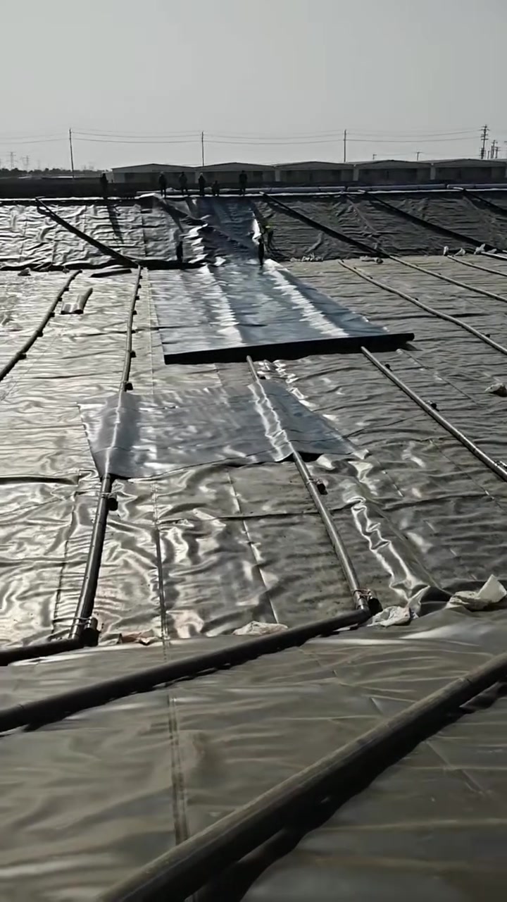 快来看我的作品:畜牧养殖业污水池防渗膜 高密度聚乙烯防渗土工膜