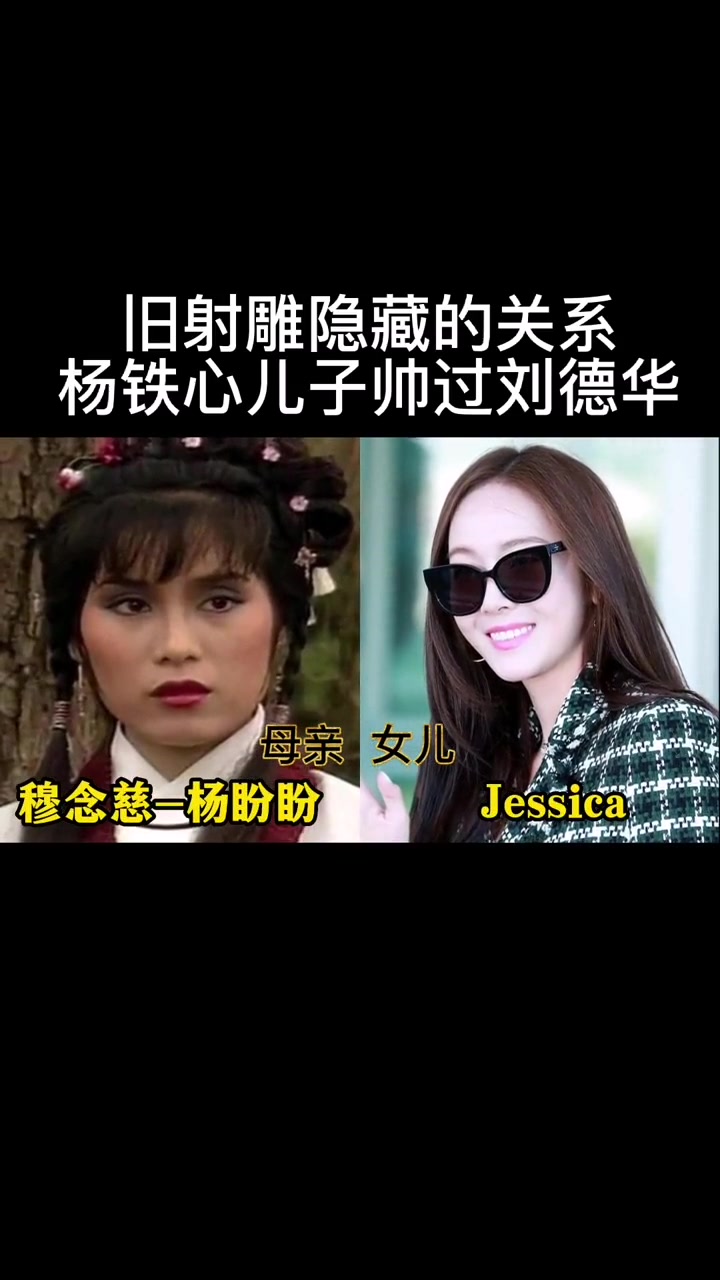 旧射雕隐藏的关系,杨铁心儿子帅过刘德华,黄药师女儿美过邱淑贞