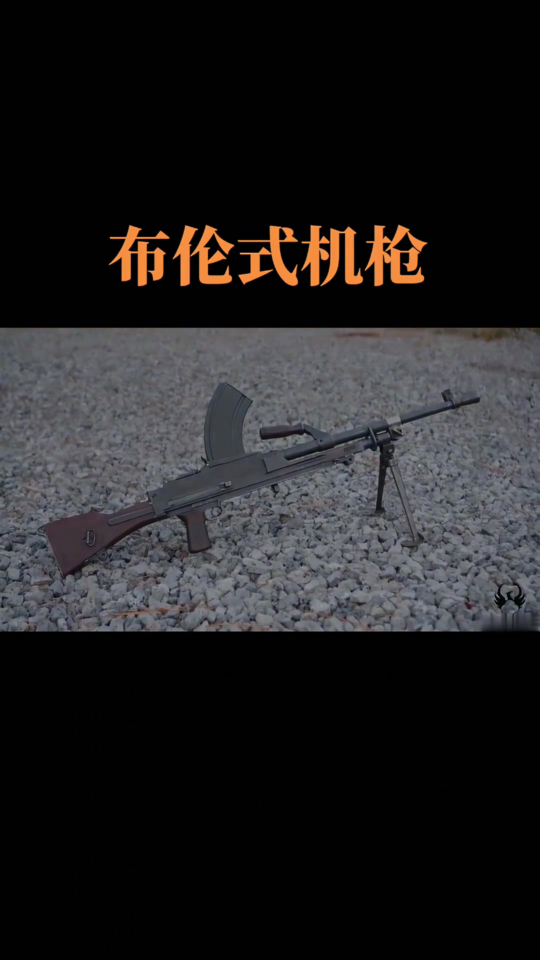 布伦式轻机枪射击