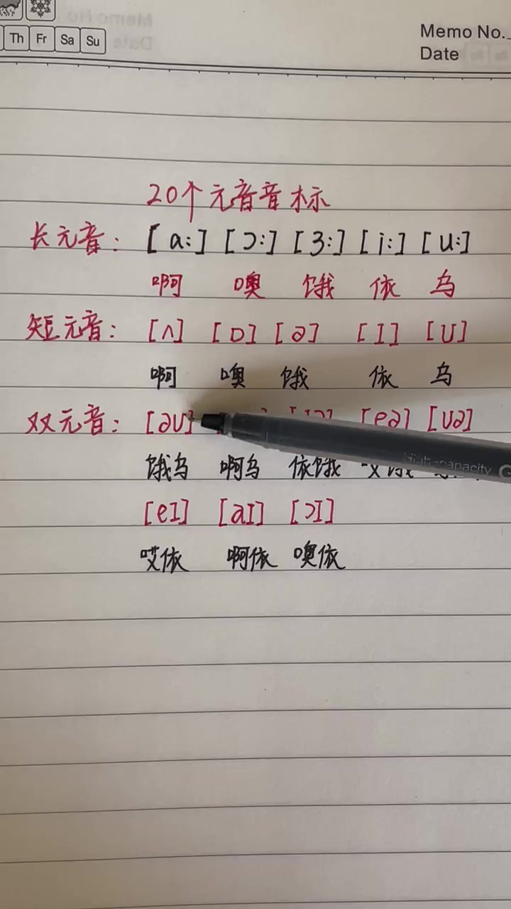 国际音标之20个元音,零基础学英语