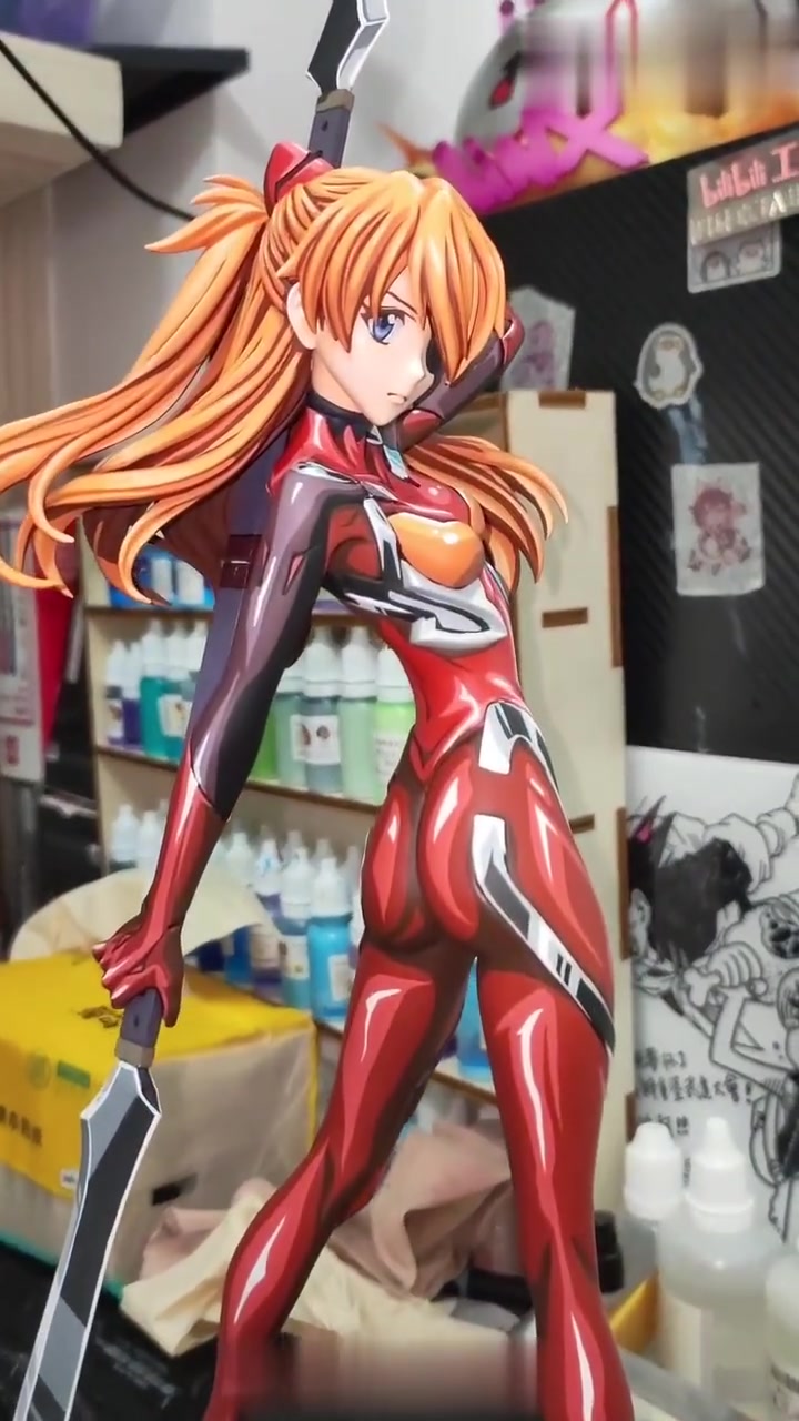 新世纪福音战士明日香手办重涂