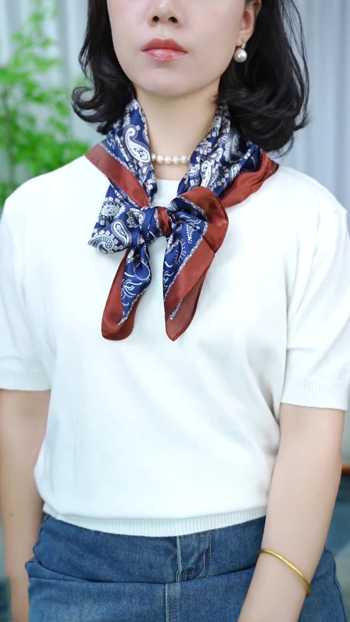 丝巾系法 丝巾 丝巾搭配 精致女人 穿搭