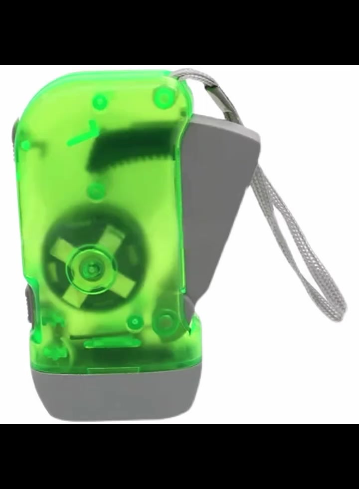 手压发电强光灯外便携学生小型迷你随身实用手电筒手摇发电灯充电