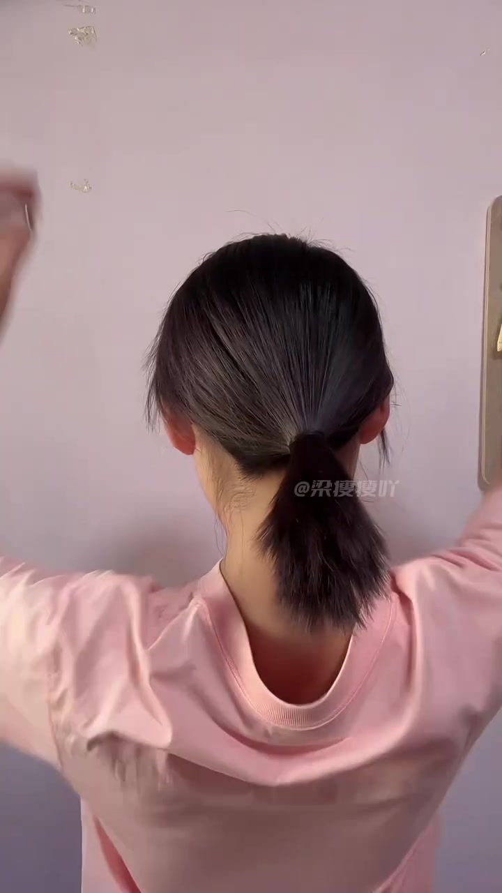 中短发低丸子头