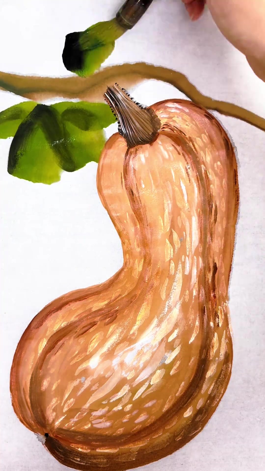 画一个老南瓜吧