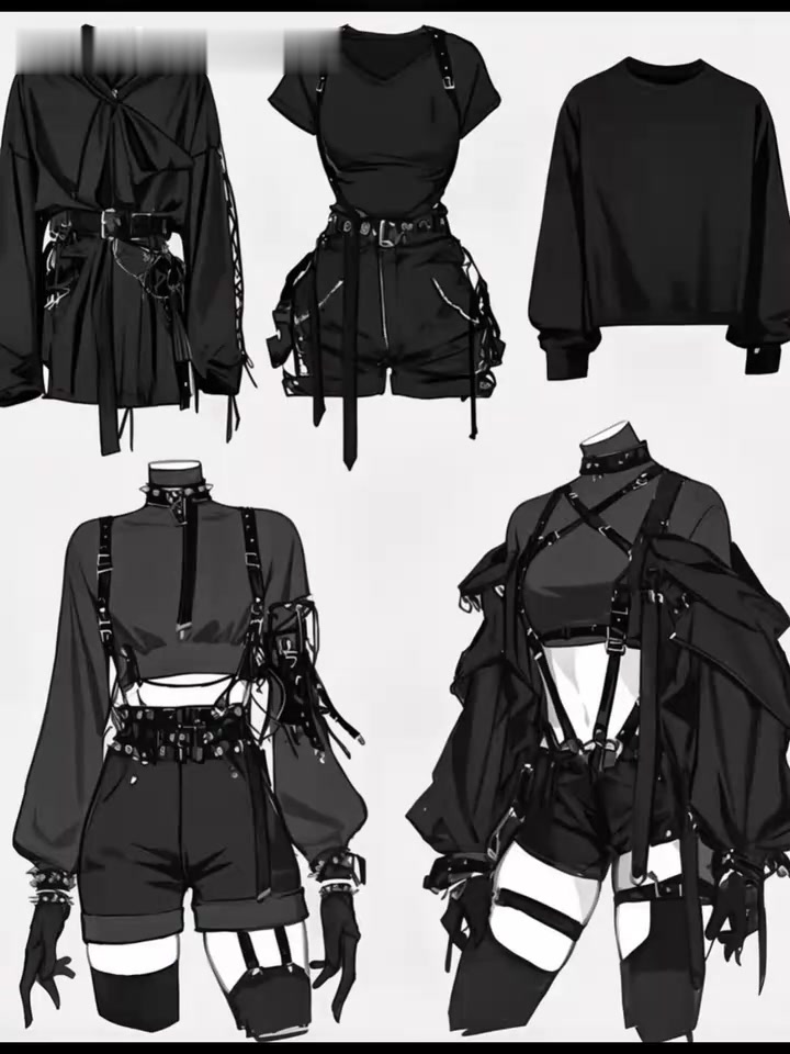 oc画画人必备服饰绘画素材参考来啦