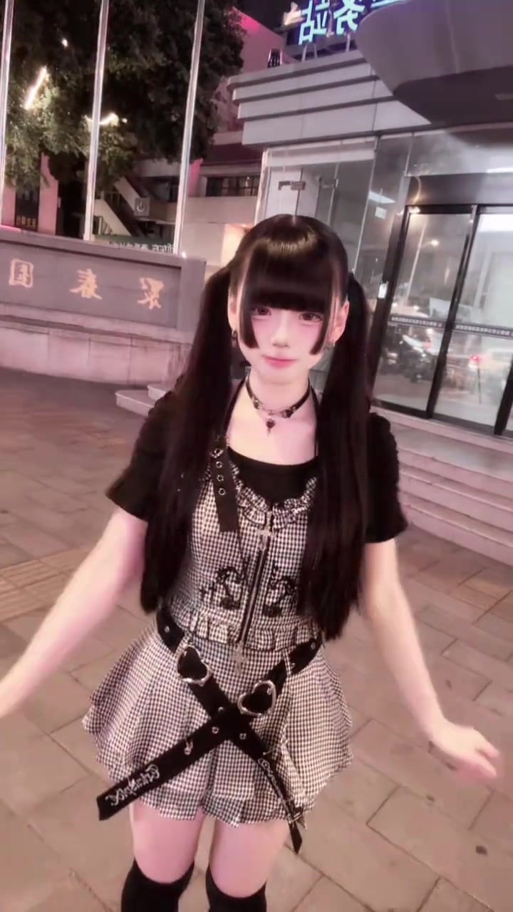 街拍kumo萌妹子萌系日系萌妹樱花妹