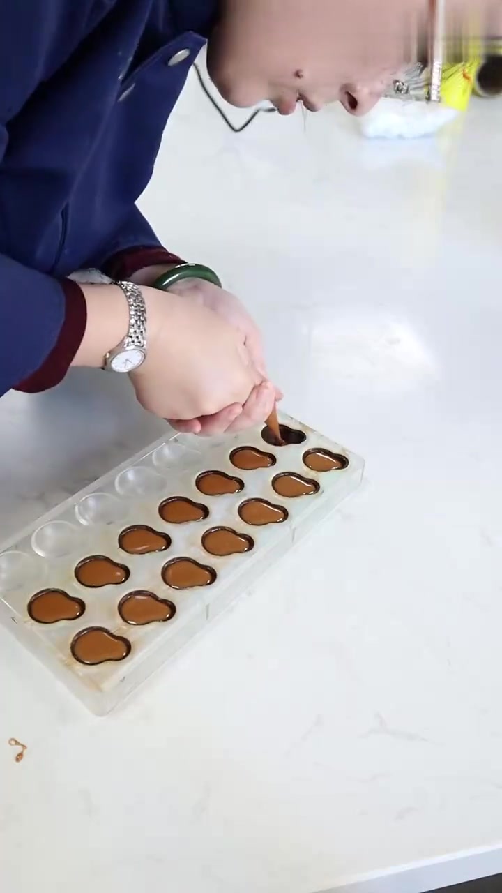 手工制作的巧克力糖果