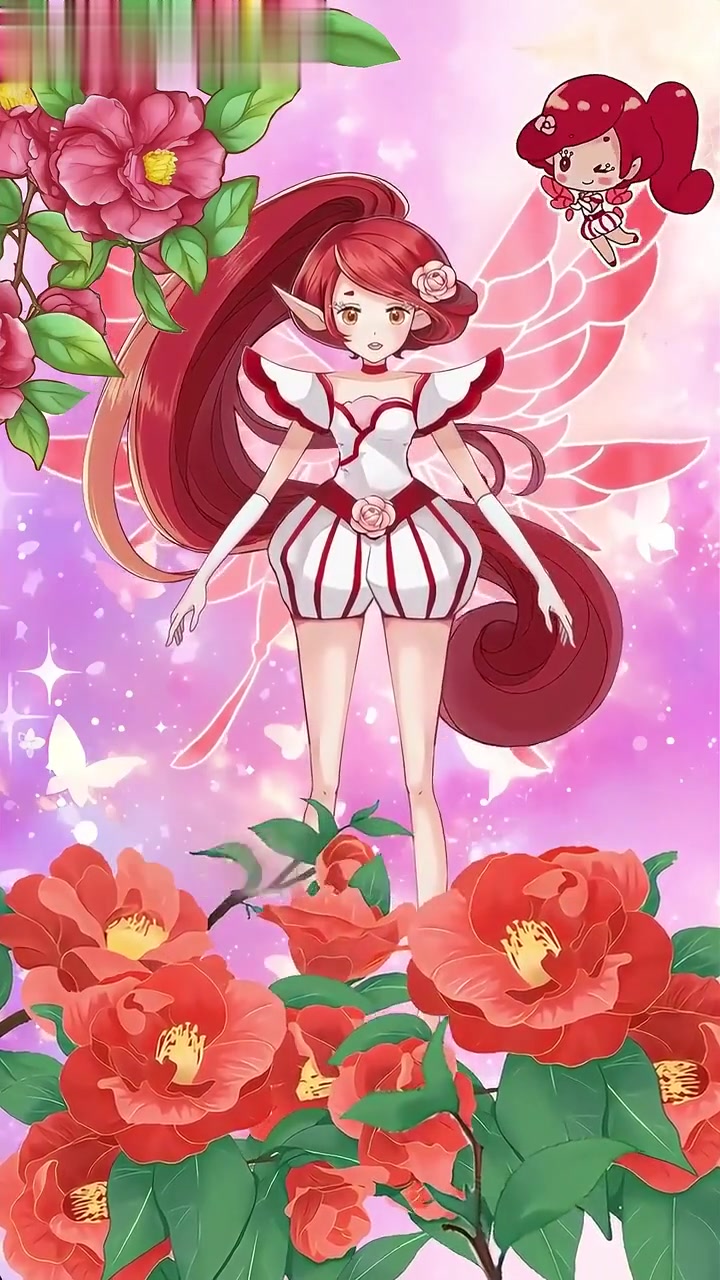 小花仙自制山茶花精灵王椿