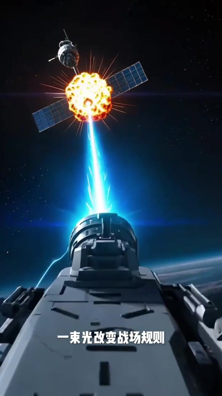 震撼!中国激光武器横扫太空!