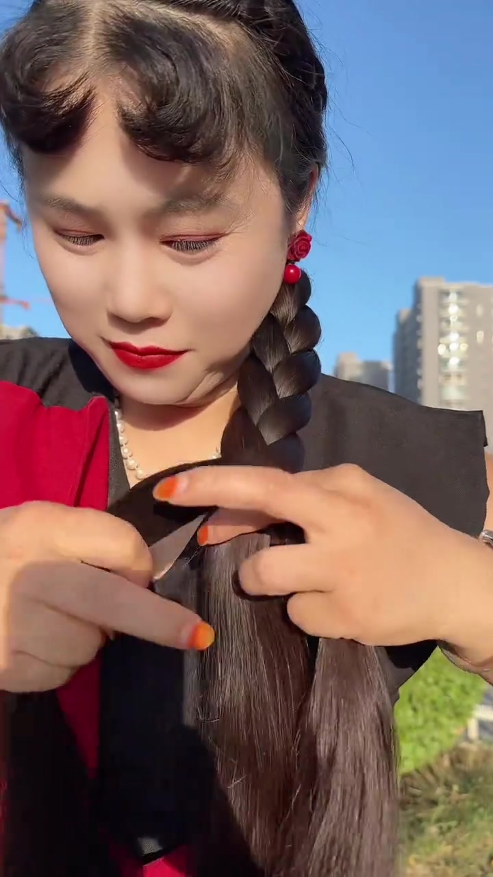 邯郸第一长发女养发女