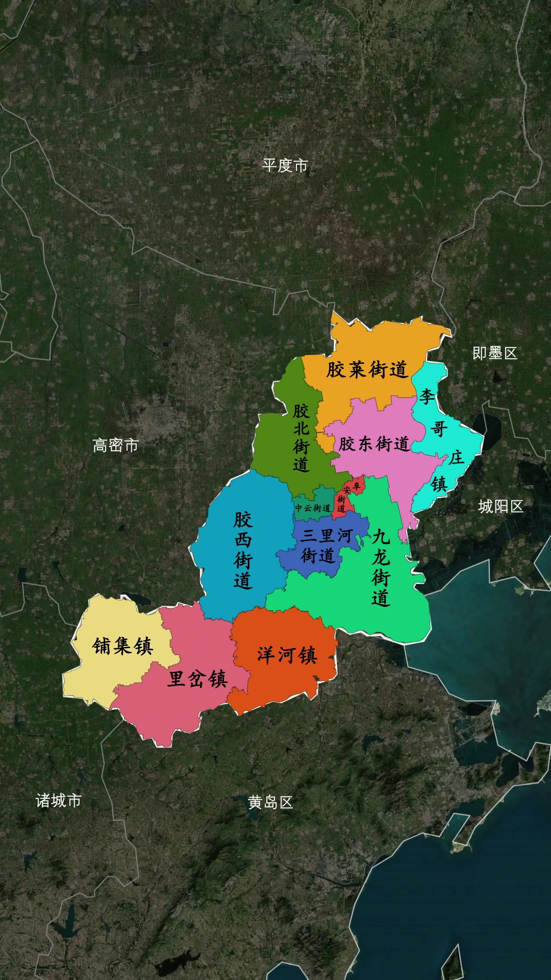 胶州市辖8个街道4个镇,你都了解多少