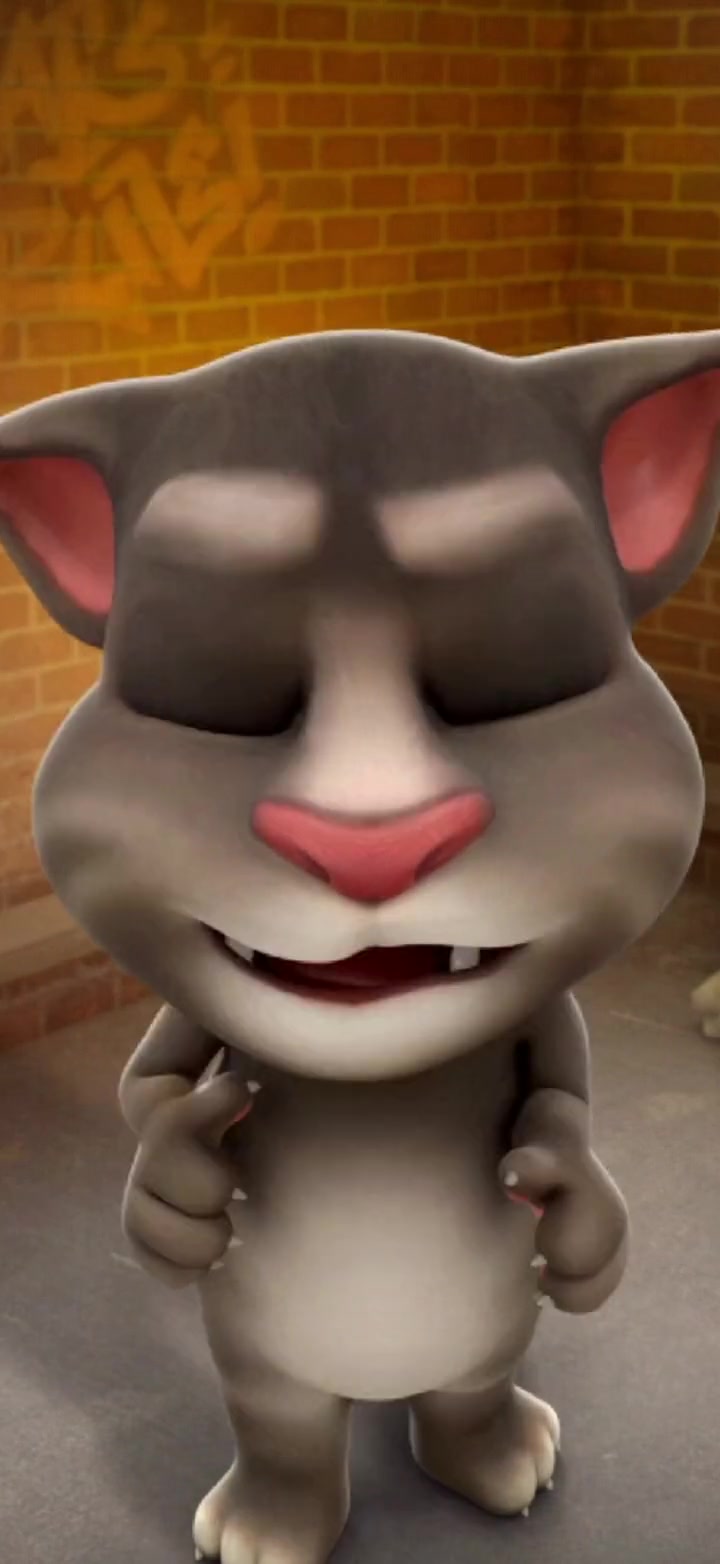 汤姆猫吃蛋糕的样子超搞笑!