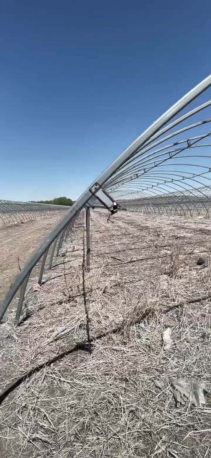 做大棚铁架子,农民好帮手