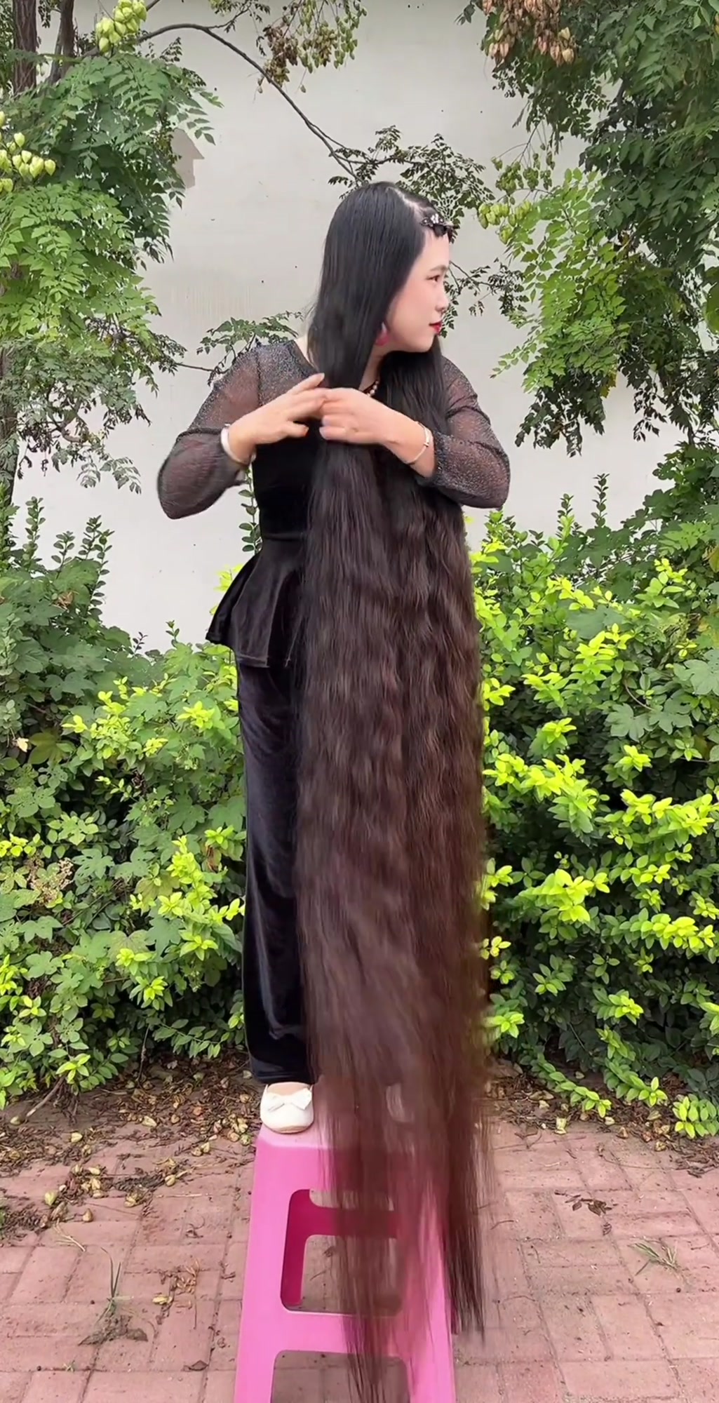 邯郸第一长发女养发,留发经历大揭秘