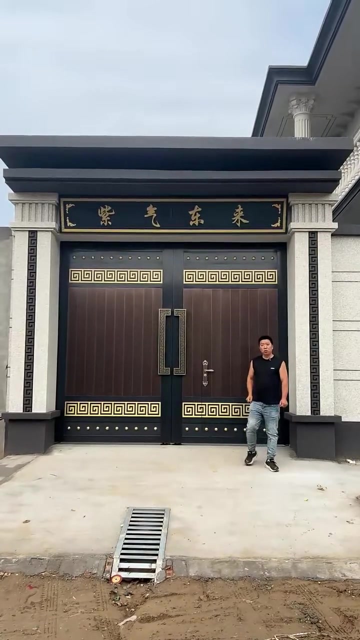 农村自建房大门门楼设计