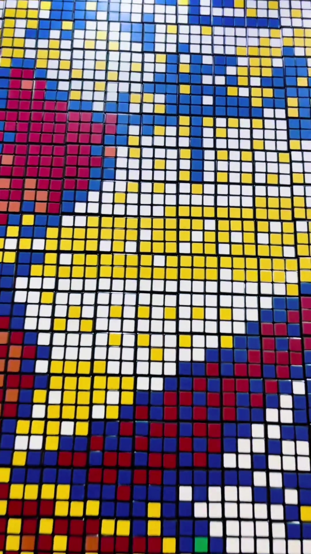 魔方拼图祝福祖国76岁生日快乐 祖国76岁生日 国庆节主题画 国庆节