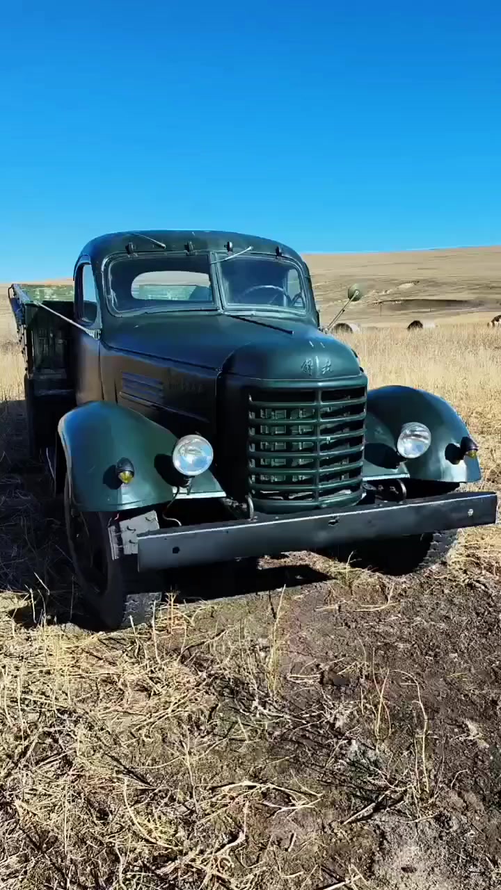 一台老解放,汽车