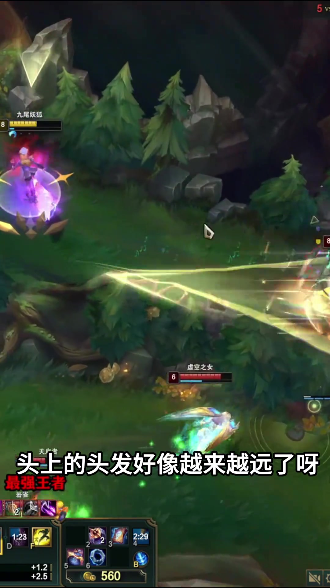 冰杖阿狸挑战艾欧尼亚从定位上王者