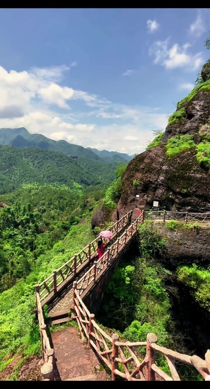 金华九峰山,典型丹霞地貌景观